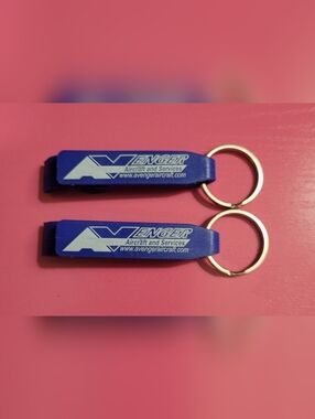 Avenger Aircraft & Service Plastic Keychain Bottle Opener Set Of 2 (826/828)